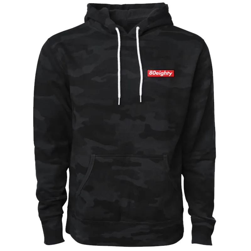 80Eighty® Black Camo Premium Hoodie