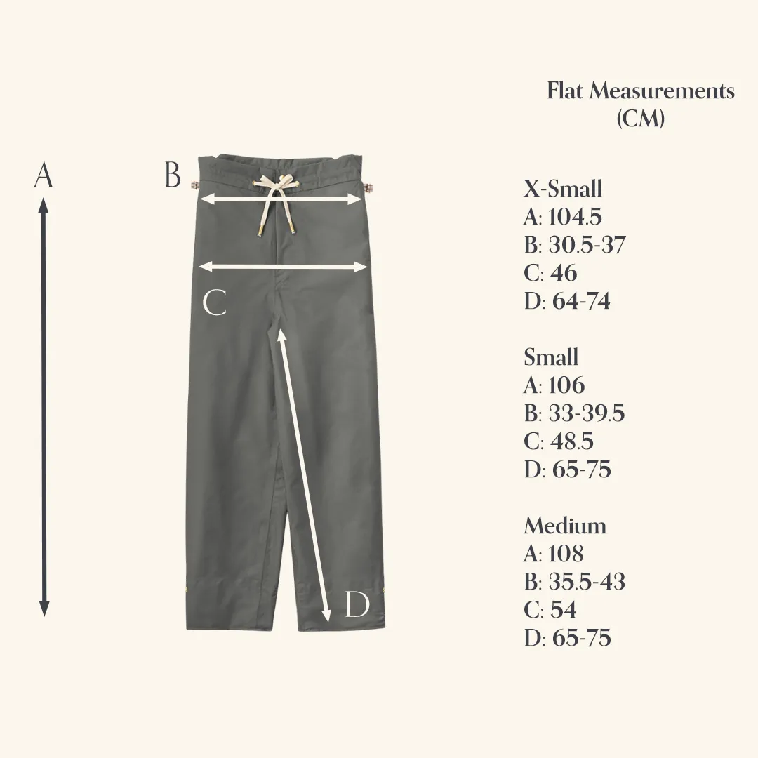 Adult Sailor Pants - Rosemary - XS-M