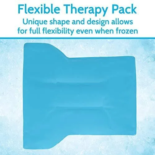 Arctic Flex Shoulder Ice Pack Brace - Cold Reusable Cool Gel Wrap & Hot Therapy - Immobilizer Compression Stability Support for Tendonitis, Dislocated Joint, Left & Right Rotator Cuff Arm Pain Relief