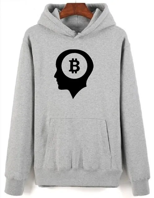 Bitcoin Hoodies With Zipper Men Women Casual Clothing Brand Print Bitcoin Hooded Sweatshirts