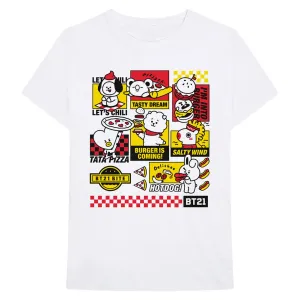 Bite Fast Food Slim Fit T-shirt