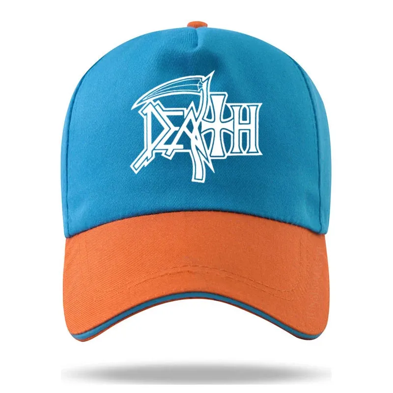 DEATH Cap METAL Hat Baseball Cap Casquette Hats Fitted Casual Dad Hats for Men Women Unisex