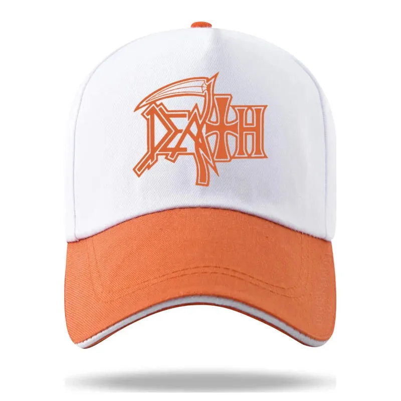 DEATH Cap METAL Hat Baseball Cap Casquette Hats Fitted Casual Dad Hats for Men Women Unisex