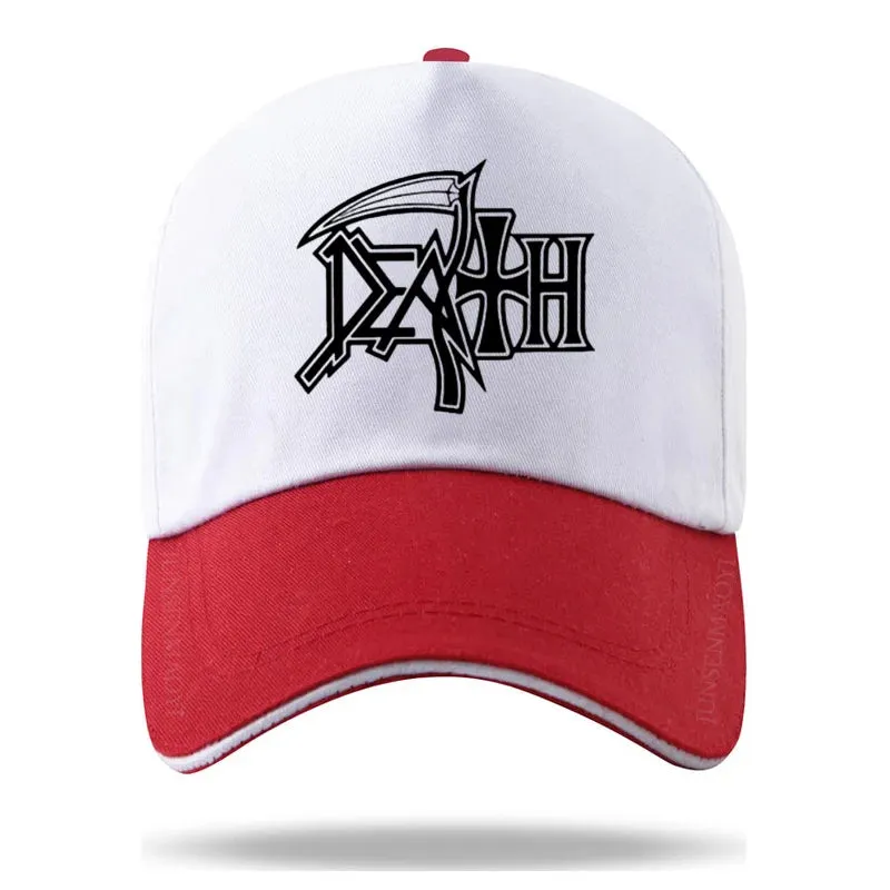 DEATH Cap METAL Hat Baseball Cap Casquette Hats Fitted Casual Dad Hats for Men Women Unisex