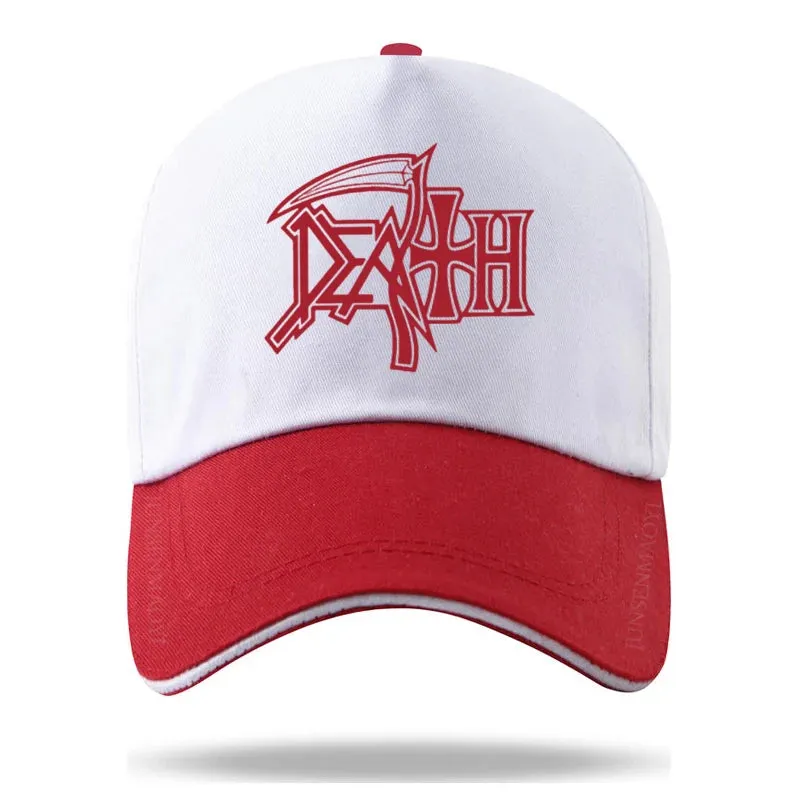 DEATH Cap METAL Hat Baseball Cap Casquette Hats Fitted Casual Dad Hats for Men Women Unisex