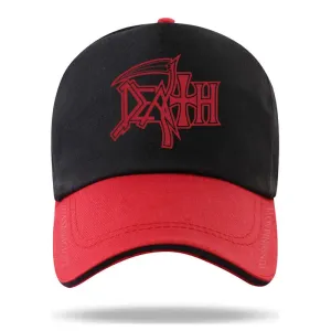 DEATH Cap METAL Hat Baseball Cap Casquette Hats Fitted Casual Dad Hats for Men Women Unisex