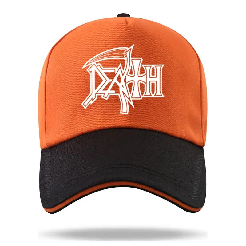 DEATH Cap METAL Hat Baseball Cap Casquette Hats Fitted Casual Dad Hats for Men Women Unisex