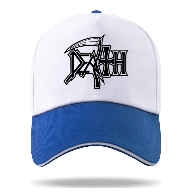 DEATH Cap METAL Hat Baseball Cap Casquette Hats Fitted Casual Dad Hats for Men Women Unisex