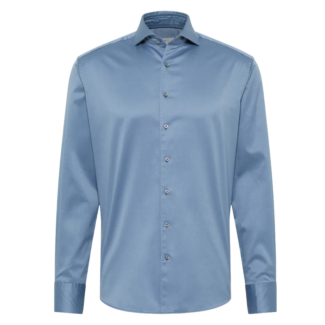 Eterna 1863 Soft Tailored Shirt - Slate Blue