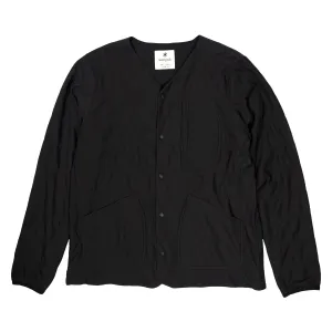 Flexible Insulated Cardigan - Black