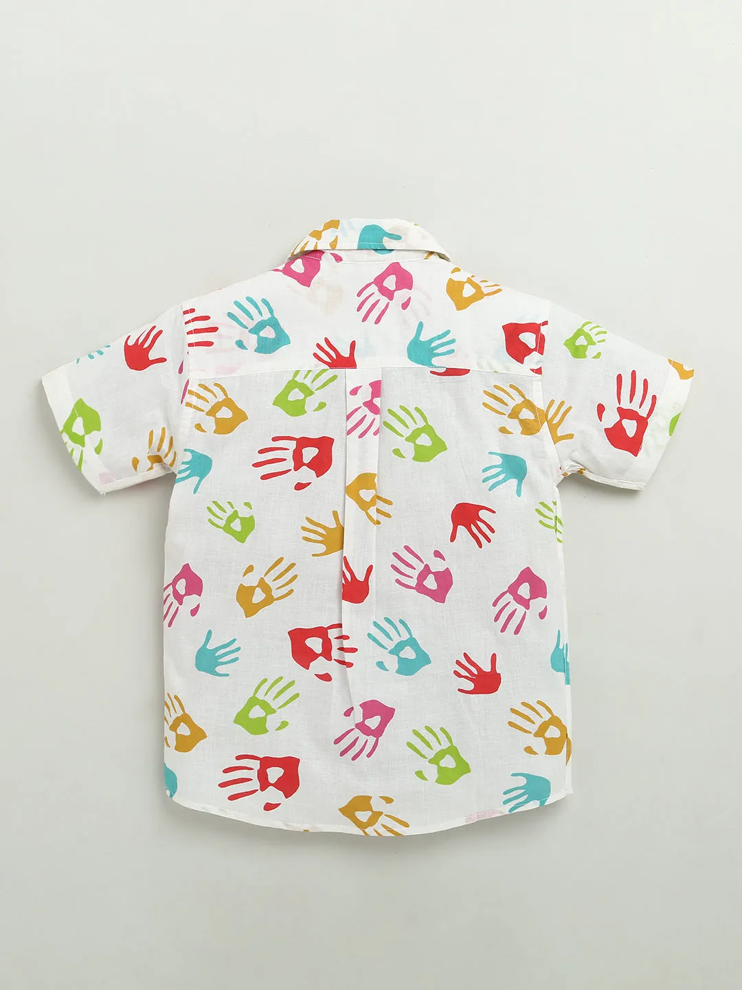 HOLI HAND PRINT SHIRT