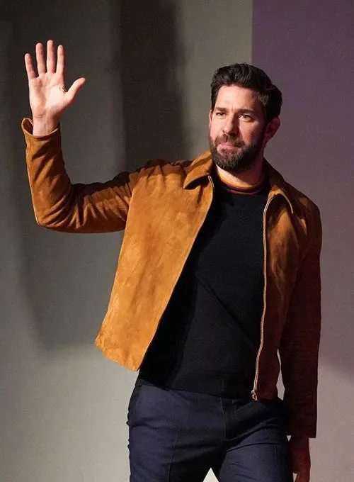 JOHN KRASINSKI SUEDE JACKET