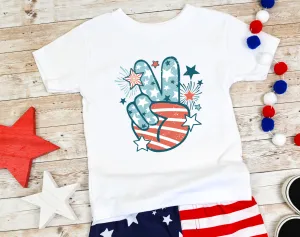 Patriotic Peace Sign T-Shirt (Kids)