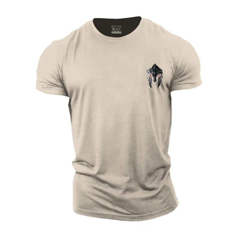 Spartan Knight Graphic Men's Fitness T-shirts