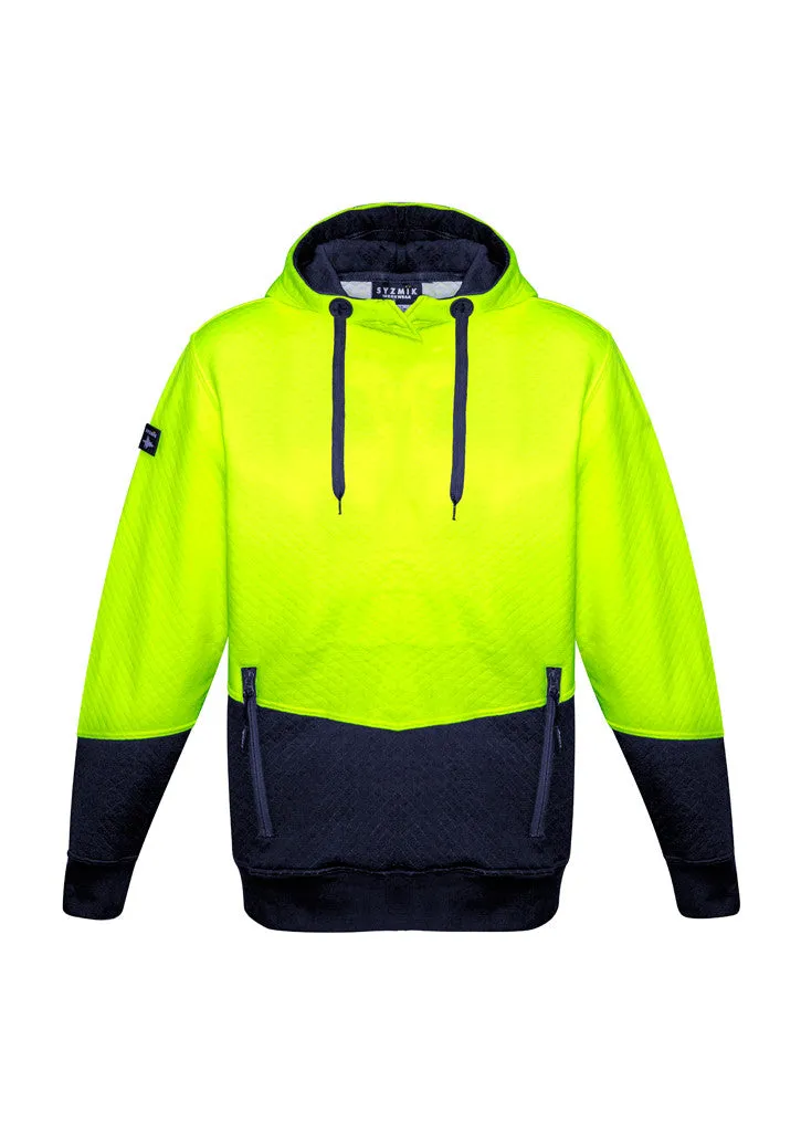 Syzmik Unisex Hi Vis Textured Jacquard Hoodie ZT477