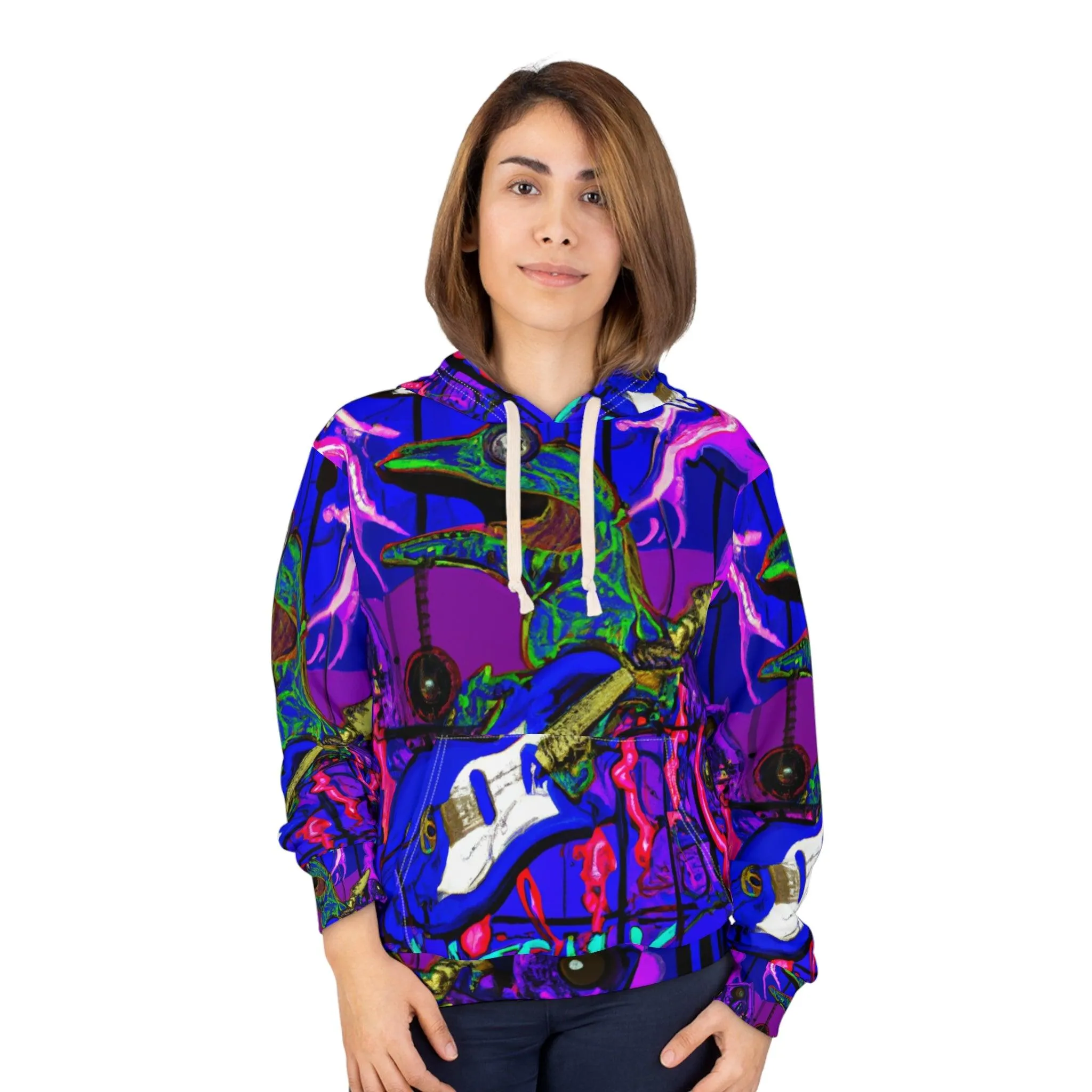 The LizardMan Unisex Pullover Hoodie