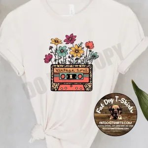 VINTAGE SOUL CASSETTE-T-SHIRTS/V-NECKS/LONG SLEEVE