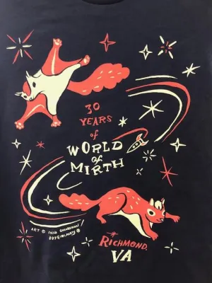 World of Mirth 30th Anniversary Kids Tee Medium